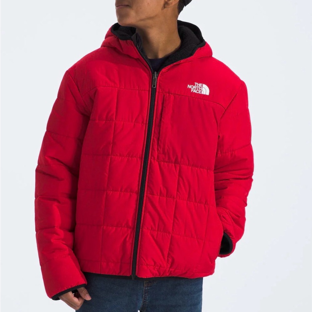 THE NORTH FACE BOYS' REVERSIBLE SHASTA FULL-ZIP HOODED JACKET